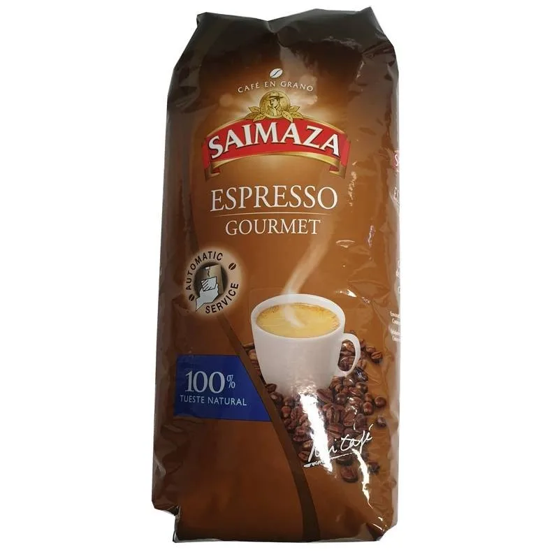 Gourmet Espresso, Saimaza Bean Coffee 1 kg 100% natural