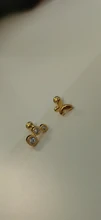 CANNER-Pendientes de plata de ley 925 para mujer, Piercing para el lóbulo de la oreja, hueso del oído, hebilla de cartílago, estilo coreano