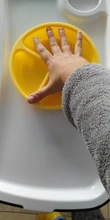 Plato de silicona con ventosa y separación para niños y bebés, juego de vajilla para bebé, con cara de sonrisa, tazón adherente con separación para alimentos