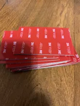 Cinta adhesiva de doble cara sin costuras para pared, Espuma adhesiva de doble cara, 84x53x1,15mm, 10 Uds.