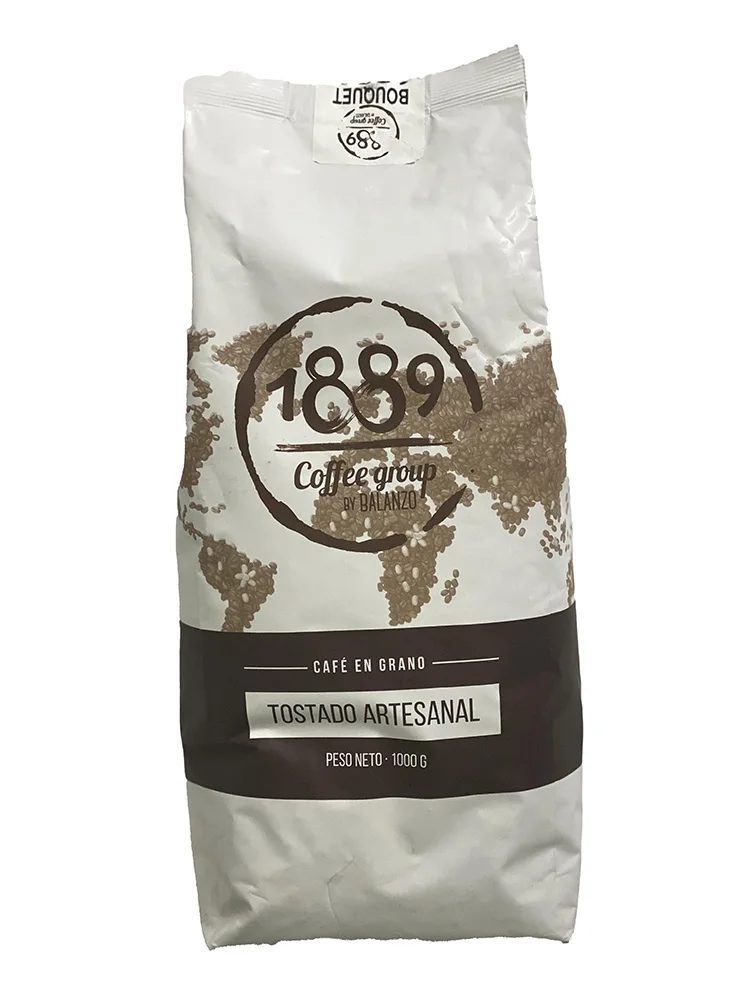 1889 Premium Blend Coffee Beans 100% Roasted Arabica Craft Pack of 1 kg