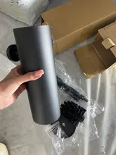 Toilet-Brush-Holder-Set Wall-Mounted Cleaning-Storage Bathroom Black 304-Stainless-Steel