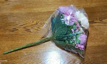 Silk Flower Peony Rose Party-Decoration Fake-Leaf Fall 1-Bouquet Wedding Hight-Quality
