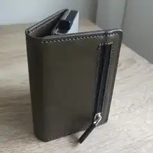 Coin-Purse Card Wallet Magnet Credit-Card-Holder Pop-Up-Card-Case Aluminum-Box Carbon-Fiber