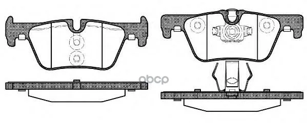 Комплект Тормозных Колодок Дисковый Тормоз Remsa 147600 Remsa арт. 147600