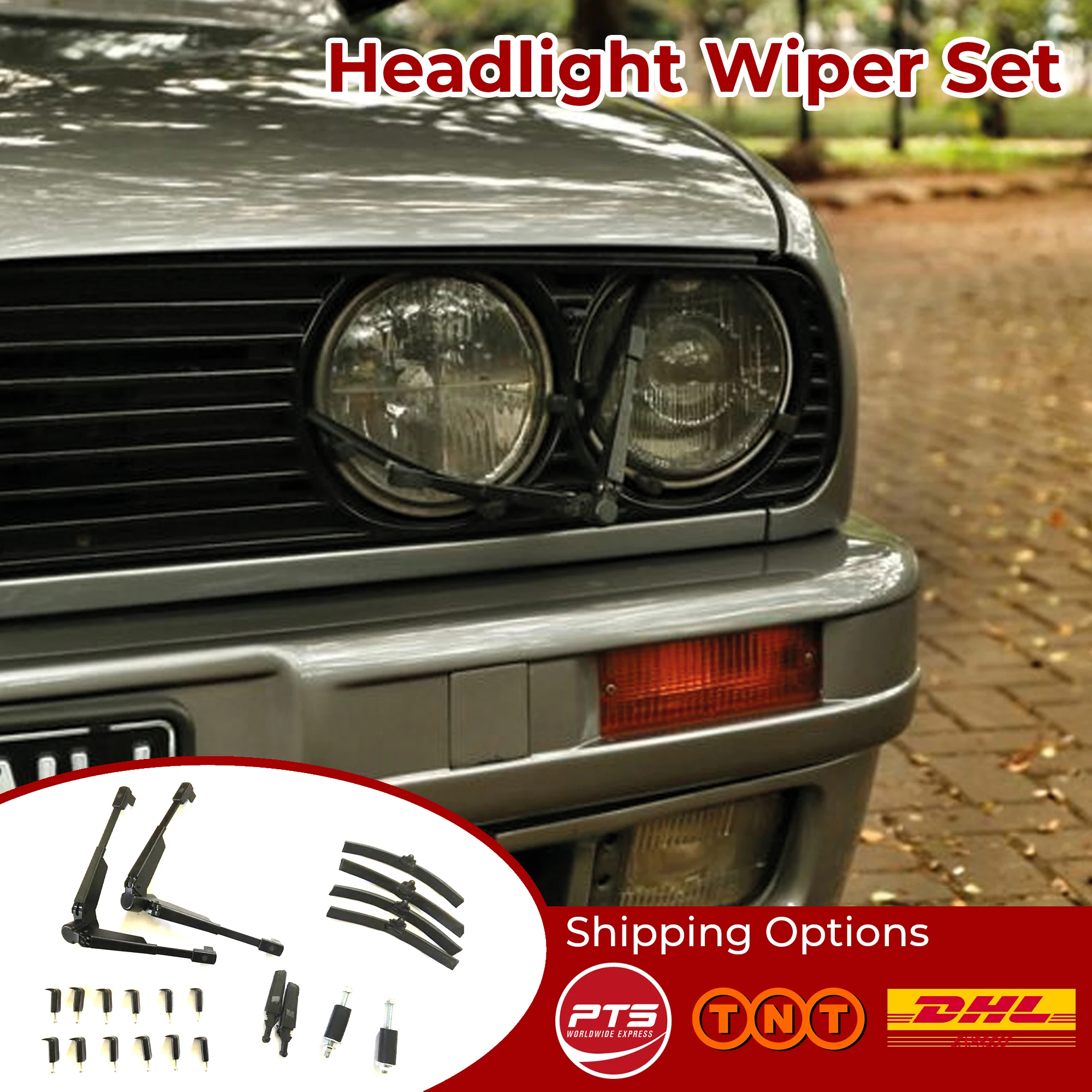 HEADLIGHT WIPER Set For Bmw E30 1986 1991 M3 325 320 318i Replica