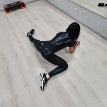 Mono ajustado de poliéster con cremallera para mujer, traje elegante para Fitness, manga corta elástica, nuevo