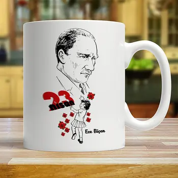 

Personalized 23 April Design White Mug Cup-13