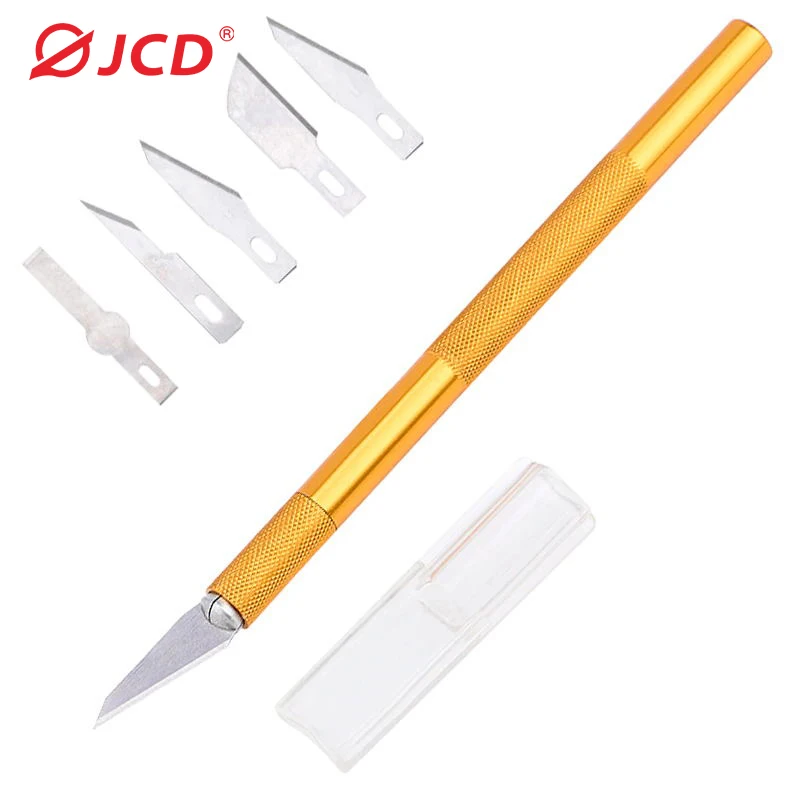 6pcs Scalpel Art Knife Tools Kit Non-slip Cutter Engraving Craft blade Repair Mobile Phone Hand QHTITEC | Инструменты