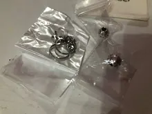 Cuentas de circonia cúbica deslumbrantes, accesorio de plata de ley 925, apto para pulseras y brazaletes, joyería, 3 días de entrega a España, BSC039