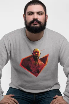 

Angemiel Wear Exterminator Drax Gray Men 'S Sweatshirt
