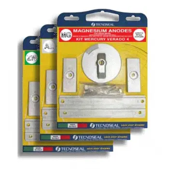 

Aluminum anodes for Mercury Verado 4, tecnoseal kitmv4al