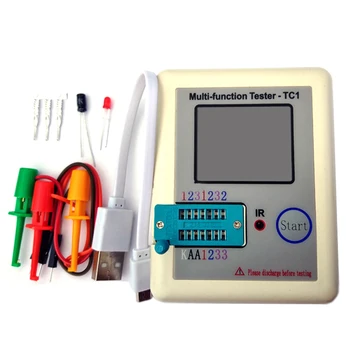 

Taidacent DIY LCR-TC Transistor Tester 3.5inch Colorful Display Graphic Display for NPN and PNP Transistor Capacitor Resistor