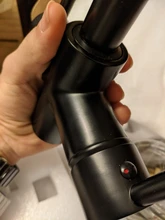 ROVOGO, grúa filtrada de doble mango negro mate para cocina, grifo con filtro de agua de rotación de 360, grifo mezclador de fregadero de cocina de tres vías