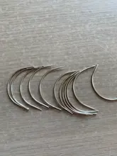 Alileader barato curva aguja para el cabello tapa tejer pelucas agujas para la extensión del pelo 12 unids/pack 6Cm/9Cm C-tipo de utensilios con agujas