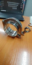 Tri-Clamp Flange-Pipe Silicone-Gasket Weld-Ferrule Stainless-Steel Sanitary Ss 304 38mm