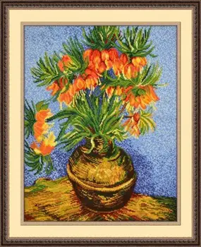 

637 set for embroidery (фритиллярия) ARIES