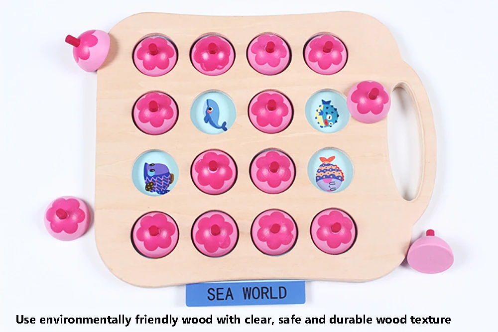 Jogo de Tabuleiro Crianças Formação Memória Quebra-cabeça Xadrez Madeira Montessori Brinquedos Aprendizagem Educacional Juguetes Jouet Enfant Presente 6 Crianças formação memória quebra-cabeça xadrez jogo de