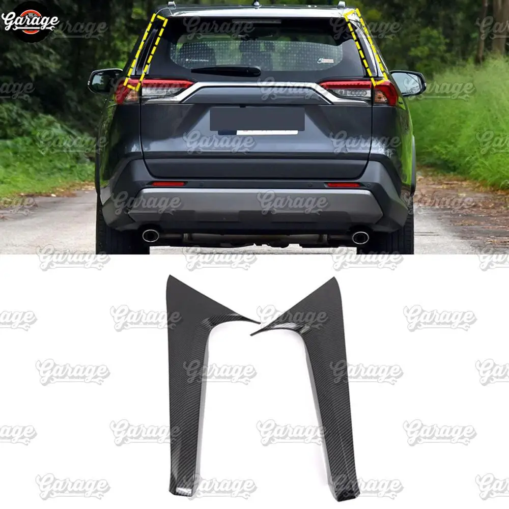 Боковые накладки на спойлер для Toyota RAV4-ABS пластик молдинг 1 комплект/2 шт. украшение автомобиля stylin