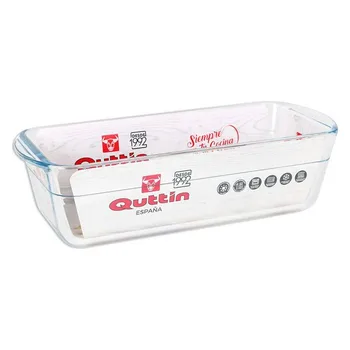 

Rectangular Mould Quttin 1,7 L Crystal (28,2 x 11,6 x 7,7 cm)