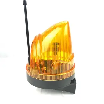 

Warning light for automatic gate