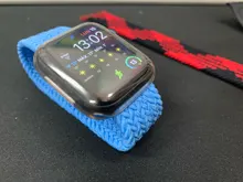 Correa de nailon trenzado para Apple Watch, correa elástica de 44mm, 40mm, 42mm y 38mm, serie iWatch 3, 4, 5, SE, 6