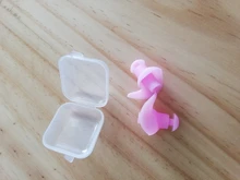 Tapones para los oídos suaves de silicona, impermeables, antipolvo, para buceo, deportes acuáticos, natación, accesorios antiruido, 1 par