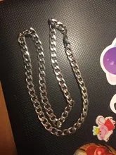 1 pieza de ancho 3mm/4,5mm/5mm/6mm/7mm/7,5mm acera Eslabón cubano collar de cadena para hombres mujeres Punk básico de cadena de acero inoxidable collares