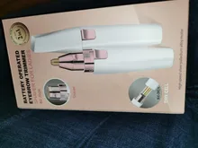 2 en 1 recortador eléctrico de cejas maquillaje indoloro ojo frente depiladora para las mujeres afeitar Razors Mini portátil utensilio para eliminar el vello Facial