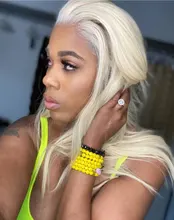 HD transparente rubia 13x4 13x6 frente de encaje pelucas de cabello humano brasileño cierre 4x4 recto pelucas de cabello humano 613 peluca Frontal de encaje