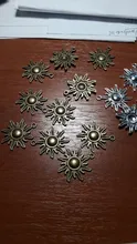 10 Uds. De dijes de Sol de 28x25mm, colgantes de Color plateado bronce dorado tibetano, fabricación de joyas antiguas DIY, artesanía hecha a mano