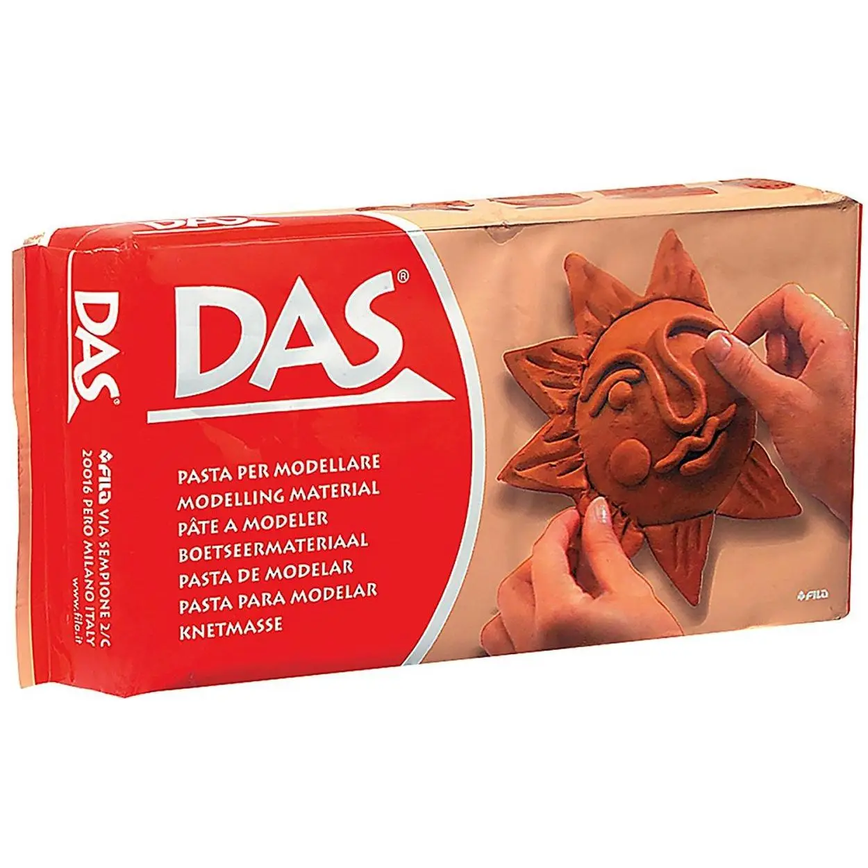 DAS Modelling Putty by Fila - 150g grams Packet of Air Drying Easy Mould  Clay