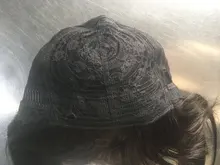 Pelucas de cabello humano liso con flequillo, hechas a máquina, pelo humano peruano Natural 130% Remy