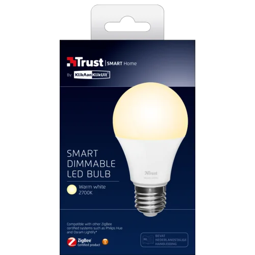 Интеллектуальная LED лампа Trust 71155 ZIGBEE 2700К DIM ZLED-2709 E27