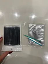 Extensiones de pestañas Micro desechables, duraderas, aplicadores individuales de belleza, herramientas para quitar pestañas, 50/100 unids/bolsa