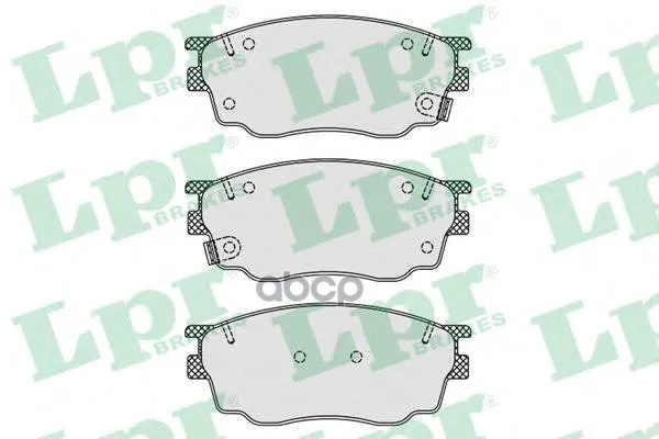 Колодки Тормозные Mazda 6 1.8 02- Передние Lpr 05p877 Lpr арт. 05P877