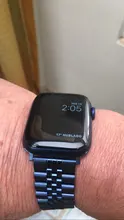 Correa de acero inoxidable para Apple Watch, repuesto de pulsera deportiva para iWatch 6, 5, 4, 3, 40mm, 44mm, 38mm, 42mm