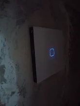 Glass-Switch Wall-Light Crystal Minitiger White 1-Gang Luxury Standard 1-Way EU