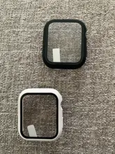 Protector de pantalla completa para Apple watch, carcasa rígida mate para Apple watch 6/SE/5/4/3/360, película de vidrio templado para iwatch 2/1