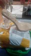 Zapatos de tacón alto transparentes para mujer, calzado sexy de fiesta, zapatos de boda de tacón, fgb56