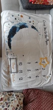 Manta de franela para bebé, manta mensual de 100x75 CM para bebé, manta para fotografía, accesorios de Luna y estrellas, utilería para foto de recién nacido