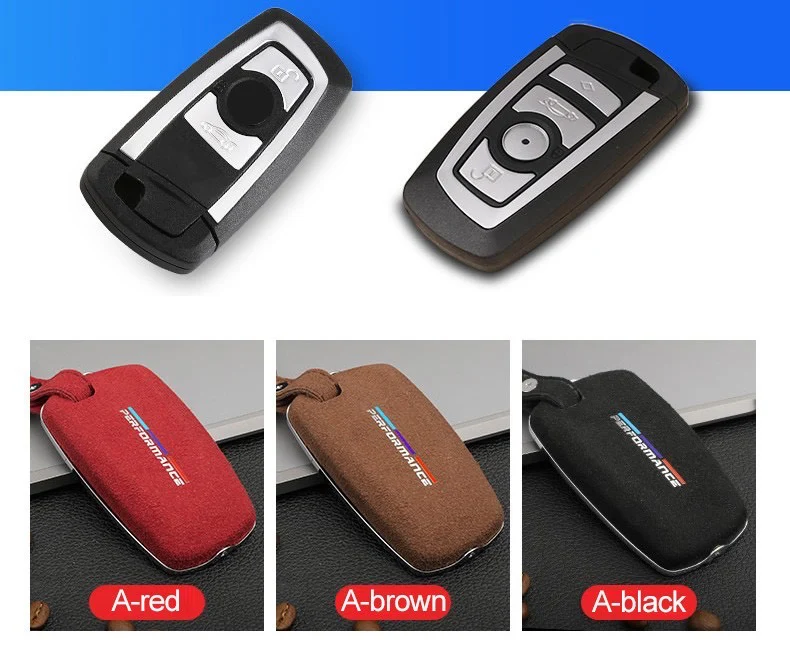 

High Quality Car Leather Key Case Holder Cover For BMW1 3 5 7 series x3 x4 F30 F10 F20 F18 118i 320i M3 M4 M5 key bag
