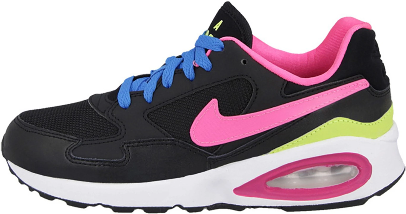 NIKE AIR MAX ST GS ZAPATILLAS MUJER 653819 006BLACK/PINK POW WHITE PHT|Zapatillas para caminar| -