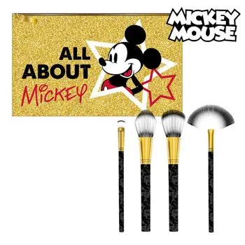 

Set of Make-up Brushes Mickey Mouse Golden (5 Pcs)