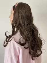 ¡Largo SHANGKE sintético recto peluca con diadema! Peluca de cabello ondulado de fibra resistente al calor para mujer Peluca de fiesta/de uso diario para niña