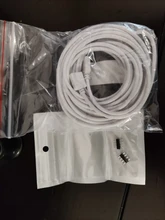 4Pin Cable de extensión conector con Cable RGB 5050 Luz de tira llevada 3528 connecotr con aguja para tira LED RGB Luz 1m 2m 5m