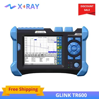 

FTTH Project Tool SM OTDR 1310/1550 nm 32/30dB GLINK TR600 Fiber Optic OTDR with 10mw VFL, <1.8m Event Blind Zone