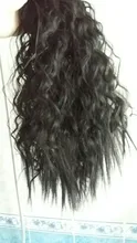 TALANG-coleta de pelo rizado largo de 22 pulgadas, resistente al calor, cola de pelo sintético con cordón, extensiones de cabello