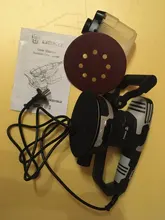 DEKO-LIJADORA ORBITAL Random DKSD125J1, 350W, con escape de polvo y depósito de polvo híbrido
