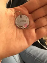 Collar antipérdida para perro, etiquetas de identificación con nombre de perro, regalos para amantes de los perros, etiquetas para el cuello para perro, etiqueta de mascota grabada